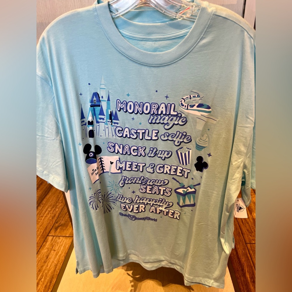 Disney Parks 2026 Disney World Best Park Day Ever List T Shirt Adult Size XL